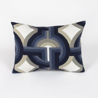 Blue Geometric Pillows